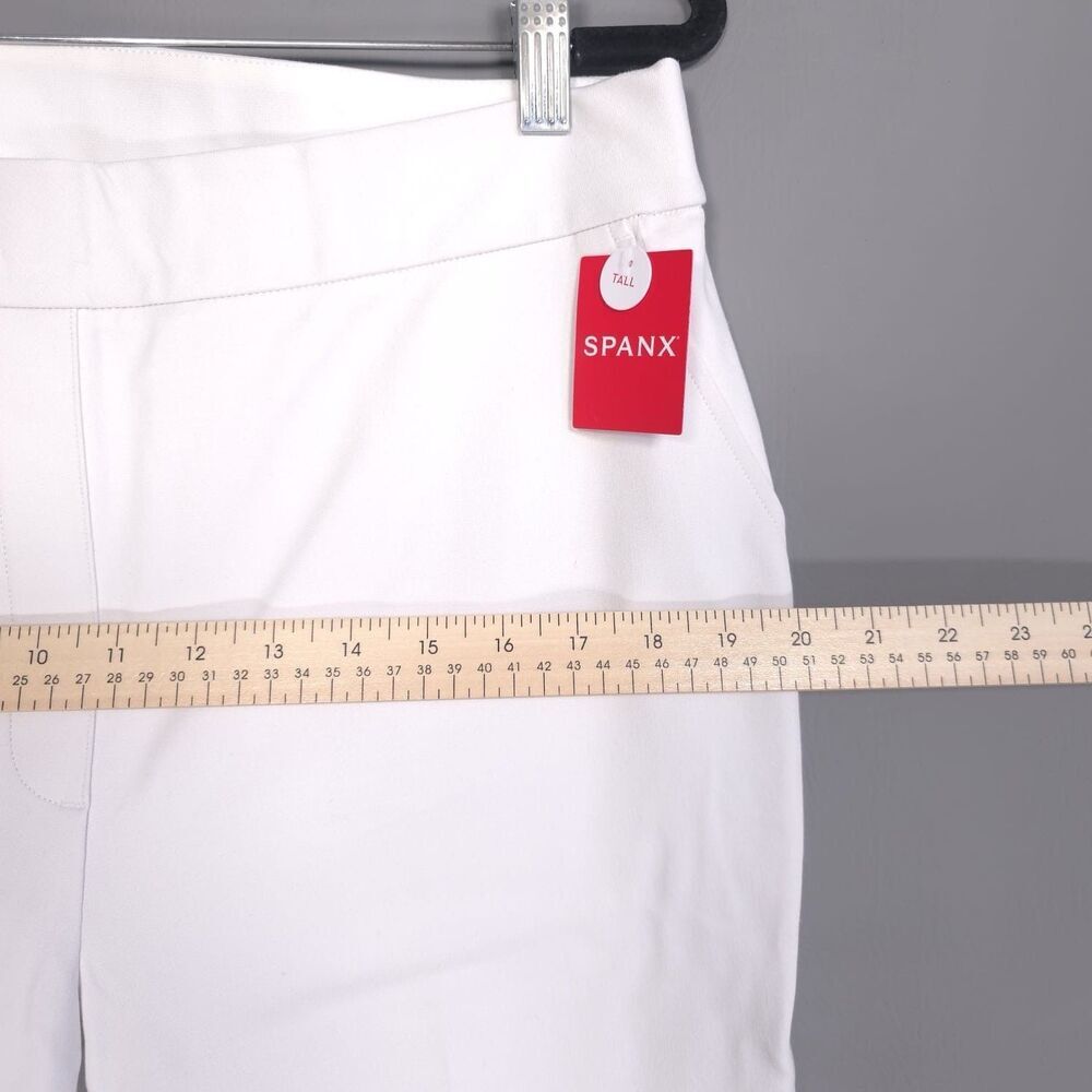 Spanx NEW Size XL Tall Silver Linings On-the-Go Slim Straight Pant 20372T White - Picture 6 of 15
